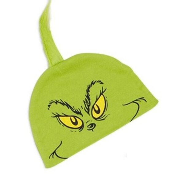 Grinch Who Stole Christmas Toddler Beanie Hat with Hair! EUC - Picture 3 of 5